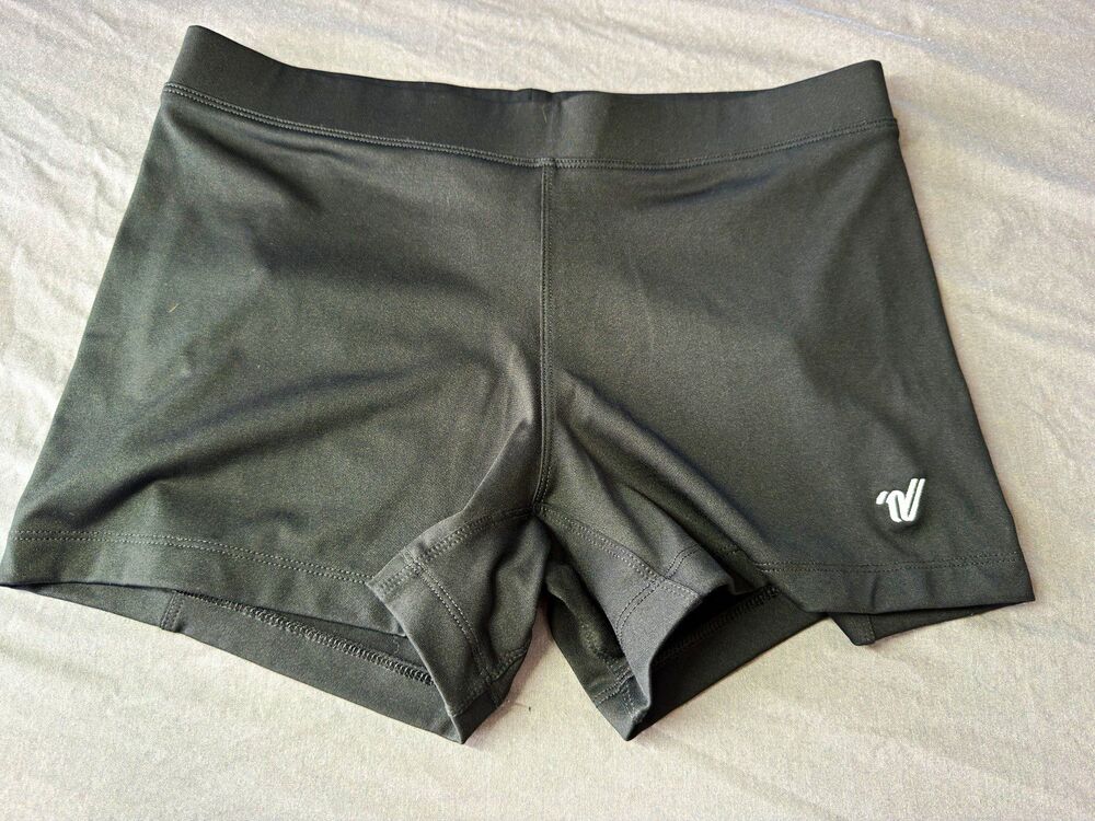 Varsity Spirit Women’s Black Compression Pull-On Shorts Cheerleading Sz Large
